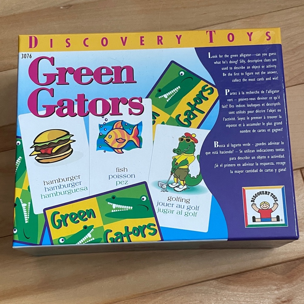 Discovery Toys Green Gators Card Game